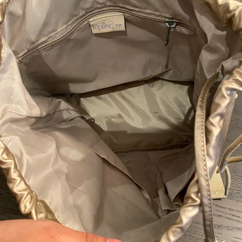 Kipling Gold Backpack with Durable Design - Picture 5 of 6